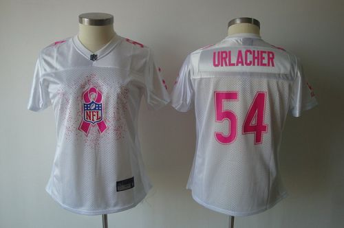 Bears #54 Brian Urlacher White 2011 Breast Cancer Awareness Stitched NFL Jersey